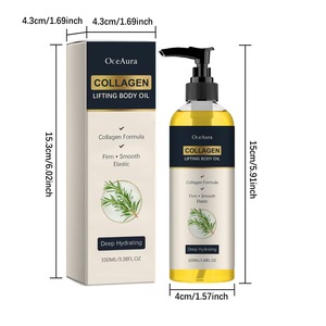 Huile corporelle au collagène hydratante pour une peau lisse et délicate, soin rafraîchissant et hydratant. - Product Image 5