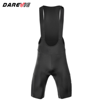 Darevie Cuissards de cyclisme cargo personnalisés noirs à séchage rapide et hydratants, salopettes de cyclisme, cuissards cargo de cyclisme personnalisés, pantalons
