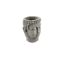 Pots de jardinière de tête de jardin en ciment de haute qualité en gros-Design unique pour plantes et fleurs d'extérieur