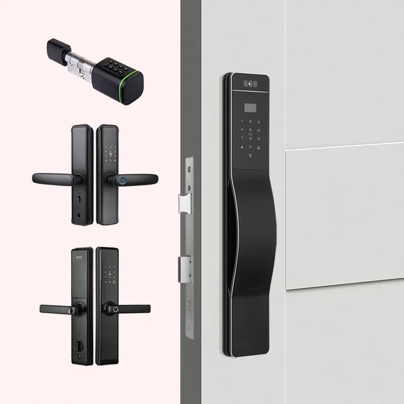 OYO innovatives intelligentes Fingerabdruck-Schluss gesichtserkennung digitale elektronische Tür mehrfache Unlock-Methoden elektrisches Türschloss