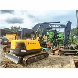 Prix bas, prêt à l'emploi, d'occasion, original, VOLVO EC55D hydraulique, VOLVO 55 excavatrice, excavatrice sur chenilles d'occasion, pelle à vendre - Product Image 3