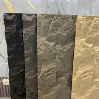 Panneau mural en pierre artificielle Pu, extérieur et intérieur, imperméable, design 3D imitation brique pour la décoration