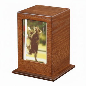 Vente chaude style moderne urnes commémoratives pour animaux de compagnie urnes souvenir de cendres de chat et de chien avec cadre photo urnes commémoratives pour animaux de compagnie de qualité - Product Image 1
