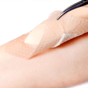 Perban luka perban busa Sacrum penutup perekat silikon bantalan Sacral tahan air tempat tidur penyerap bantalan tekanan nyeri - Product Image 5