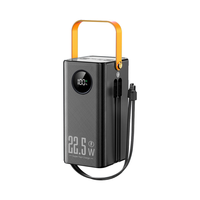 Port extérieur Type-C Powerbank de 60000mAh ultra-grande capacité Batterie externe à charge rapide avec lumière LED pour le camping