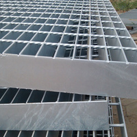 Grille de protection en acier galvanisé à chaud, soudée, pour plateforme, couvercle de drain extérieur