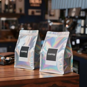ถุงบรรจุภัณฑ์กาแฟผง/เมล็ดกาแฟ/อาหาร/ถั่ว ขนาด 500 กรัม/1 ปอนด์ แบบพิมพ์ลายตามสั่ง เป็นมิตรกับสิ่งแวดล้อม พร้อมวาล์ว - Product Image 1