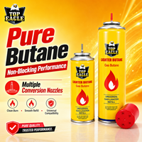 Bouteille de gaz butane universelle rechargeable pour briquets classiques en métal, compatible avec tous types de briquets.