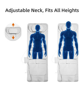 Materasso per Massaggio Completo del Corpo con Compressione d'Aria Personalizzato OEM con Riscaldamento Bluetooth Pieghevole Portatile per Terapia Fisica Domestica - Product Image 4