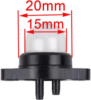 Pompe d'amorçage d'ampoule 188-513 pour scie à gaz Poulan 530071835 530047213