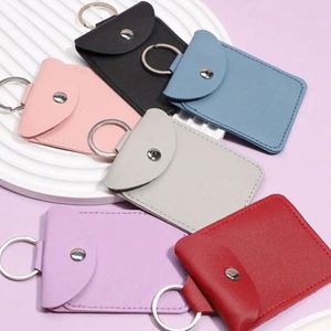 Porte-monnaie mini personnalisé en gros, sac de rangement en cuir pas cher avec logo personnalisé, cadeaux originaux - Product Image 6