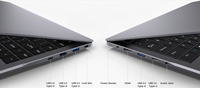 2025 CHUWI GemiBook XPro 14.1 pouces Intel Twin Lake 12th N150 8 + 256GB 1920X1080 FHD Display 5000mAh Wi-Fi 6 Windows 11 Ordinateur portable à domicile