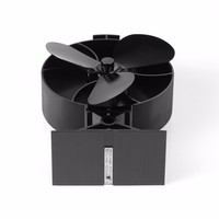 Poêle à bois d'hiver écologique à 3 pales rondes Ecofan Cheminée à granulés Ventilateur d'échappement alimenté par la chaleur Autres radiateurs domestiques