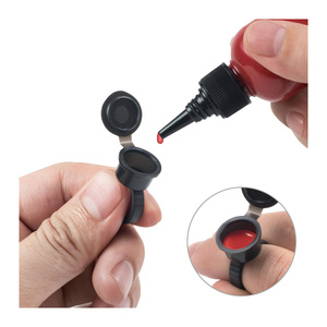 Anello di supporto adesivo con colla a pigmenti riutilizzabile di alta qualità con coperchi per la colorazione dell'estensione delle ciglia <span class=keywords><strong>Tatoo</strong></span> - Product Image 1
