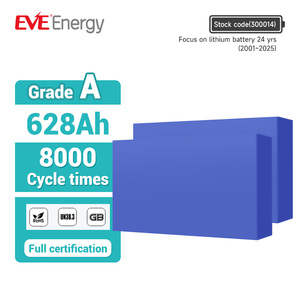 EVE Nieuwe Aanwinst 628Ah Lifepo4 Batterij Elektrische Energieopslag Lifepo4 3.2V Mb56 Prismatische Lithium-Ion Cel - Product Image 1