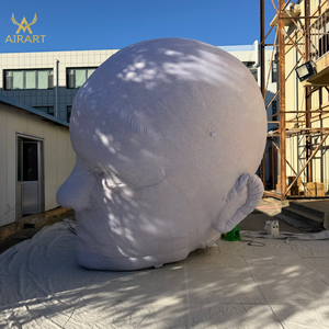 Création artistique gonflable amusante, tête humaine, ballon pour exposition d'art, événement - Product Image 2