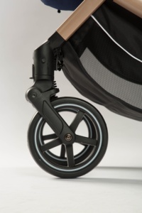 Tela Oxford, 4 ruedas, tubo de aluminio absorbente de golpes, carrito ligero para mascotas, cesta portátil, cochecito para mascotas <span class=keywords><strong>2</strong></span> en 1 - Product Image 5