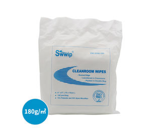 Limpieza SMT Fibra súper fina sin pelusa 180GSM 70% Poliéster 30% Limpiador de nailon para sala limpia - Product Image 2