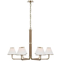 Lustre de luxe de style américain en cuivre et laiton pour la maison Lustre au-dessus de la table à manger Suspension de salon Installation suspendue