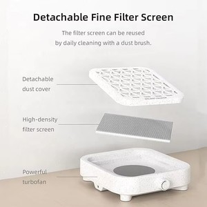 Nail Dust Collector for Nail Tech Vacuum Fan Dust Collector for Beginner with Nail Dust Collector Filter - Product Image 3