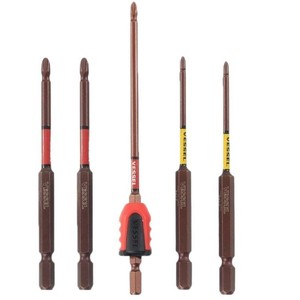 Vessel <b>Screwdriver</b> <b>Bits</b> <b>Set</b> 18 Pcs Magnetic Round Shank For Impact Driver Japan Made - Product Image 5