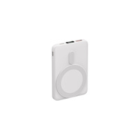 Batterie externe magnétique sans fil mini 5000 mAh en gros, charge rapide Type C, chargeur de secours de voyage, logo personnalisé, usine OEM ODM