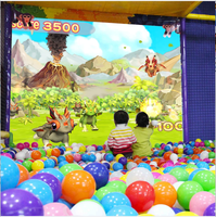 Projection professionnelle personnalisée en gros pour enfants Ar Ball Frapper Jeux muraux d'intérieur interactifs en 3d pour enfants