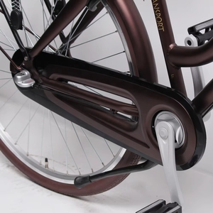 Bicicletta Urbana Classica TXED con Telaio in Acciaio da 28 Pollici, 3 Velocità e Cestino Anteriore per Noleggio e Turismo Femminile - Product Image 6