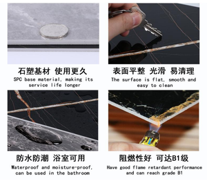 オールサイン住宅用プラスチックシート1220*2440mm * 3mm人工UV大理石壁パネル - Product Image 4