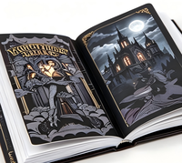 Jeu de cartes de tarot et d'oracle personnalisable KingCards, en papier artistique portable, avec finition mate, boîte spéciale et livret
