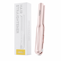 Lisseur de cheveux sans fil UKLISS avec charge Type C, céramique, contrôle de température multi-niveaux, affichage LED, protection contre la surchauffe, idéal pour les hôtels