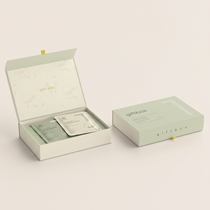 Coffret Cadeau de Masques en Tissu de Luxe Personnalisé en Carton Rigide avec Insert à Compartiments pour Ensemble de 5 Masques OEM - Product Image 2