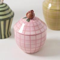 Série créative de pots en grès rustique faits à la main pour café, thé, sucre, aliments, pots de rangement en céramique pour la cuisine et la décoration de la maison