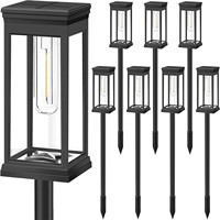 Lampes solaires d'extérieur en gros, éclairage de chemin lumineux et étanche, lampes solaires pour allée, pelouse, patio, trottoir, cour