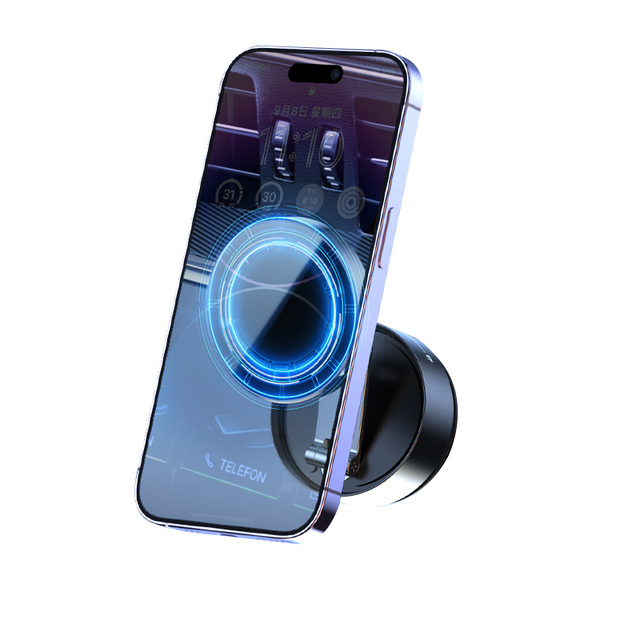 Factory Direct Portable Mini Universal Stable Glass Vacuum Adsorption Suction Bracket 360 Degree Rotation Magnetic Phone Holder