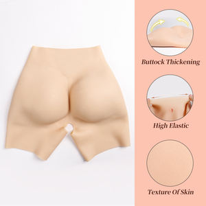 Cinta Modeladora Plus Size Levanta Bumbum com Enchimento de Bumbum Grande e Volumoso Falso 100% <span class=keywords><strong>Silicone</strong></span>, Almofadas para Aumentar Glúteos e Quadris, Calcinha de <span class=keywords><strong>Silicone</strong></span> para Mulheres - Product Image 4