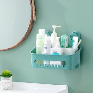 Vacuum Hook Wall Strong Suction Cup Holder Bathroom Organizer Shelves Storage Bath Caddy Shower Basket