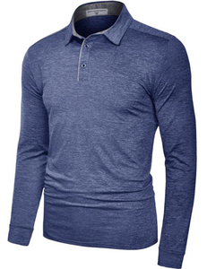 Compras en línea Ropa de invierno Al Aire Libre Atlético Hombres Polo Top Venta caliente Personalizado Secado rápido Transpirable Antiarrugas <span class=keywords><strong>Manga</strong></span> larga - Product Image 2