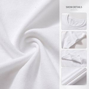 <span class=keywords><strong>T</strong></span>-shirts personnalisés 100% coton à manches courtes, col rond, vêtements de travail, coupe ample, logo <span class=keywords><strong>brodé</strong></span>, <span class=keywords><strong>t</strong></span>-<span class=keywords><strong>shirt</strong></span> surdimensionné pour hommes - Product Image 3