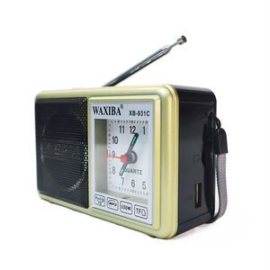 Xb-931C Horloge numérique à quartz <span class=keywords><strong>80S</strong></span> Lampe torche Haut-parleur sans fil <span class=keywords><strong>Radio</strong></span>-réveil FM avec prise casque - Product Image 5