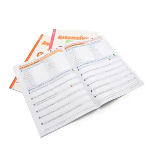 Practice school exercise books custom page full color printing a4 exercise books for schools