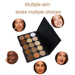 Hàng mới 15 màu sắc nhãn hiệu riêng kem che khuyết điểm Palette chuyên nghiệp mỹ phẩm trang điểm che khuyết điểm không thấm nước - Product Image 5