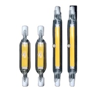 R7S LED COB Lamp Bulb 78mm 118mm 15W 30W 40W Glass Tube 500LM 1000LM Light  Replace Halogen Lamp AC 220V 230V R7S Spotlight