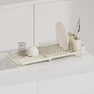 Égouttoir télescopique compact modèle L pliable pour évier de cuisine - Product Image 5