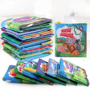 저렴한 가격 아기 조기 교육 아기 장난감 부드러운 패브릭 책 천으로 책