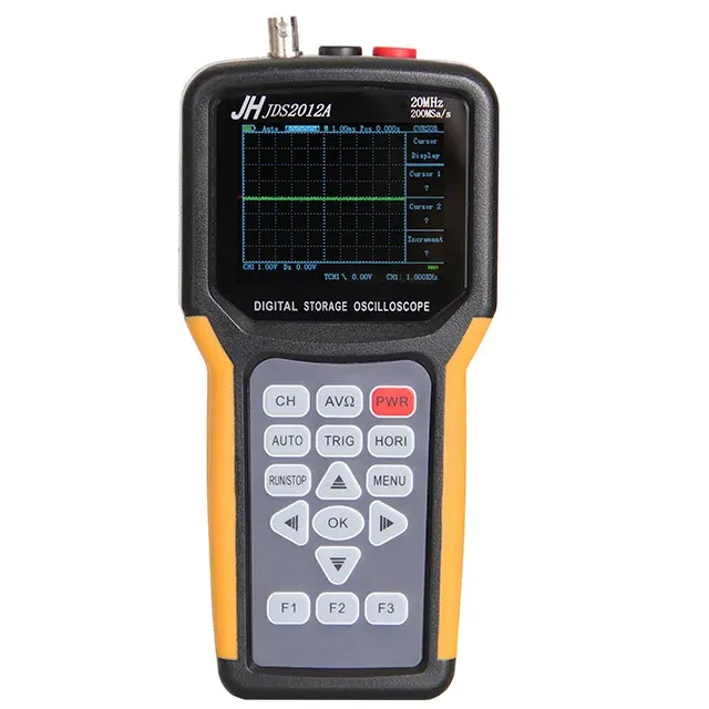 VLUUKE WH2012 High-Bandwidth 1.25 GSa/s 12-Bit 10" Large Screen High Accuracy Digital Oscilloscope Multimeter 2-in-1 Auto-range