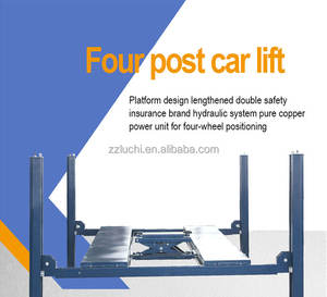 Plate-forme de voiture à 4 poteaux Ascenseur de stationnement hydraulique Heavy Duty 4 poteaux Automatique Hydraulique voiture Gerbeur <span class=keywords><strong>garage</strong></span> <span class=keywords><strong>Auto</strong></span> - Product Image 6