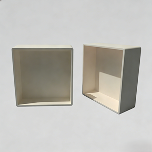 High-Temp <b>Square</b> Alumina Ceramic Crucible for Steel and Ceramic Processing - Industrial Melting - Product Image 3