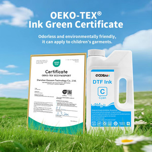 หมึกพิมพ์ DTF ความทึบแสงสูง CMYK สีขาว 1000 มล. ชนิดน้ำ สำหรับพิมพ์แบบ Direct to Film ระบบถ่ายโอนความร้อนด้วยฟิล์ม ได้รับการรับรองมาตรฐาน CE ขายส่ง - Product Image 2