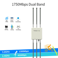 Todahika TH - OA900 1 * 10 / 100 / 1000Mbps 2. 4 & 5 . Puntos de Acceso Inalámbricos de 8 GHz y 300 m de Alcance, Doble Banda